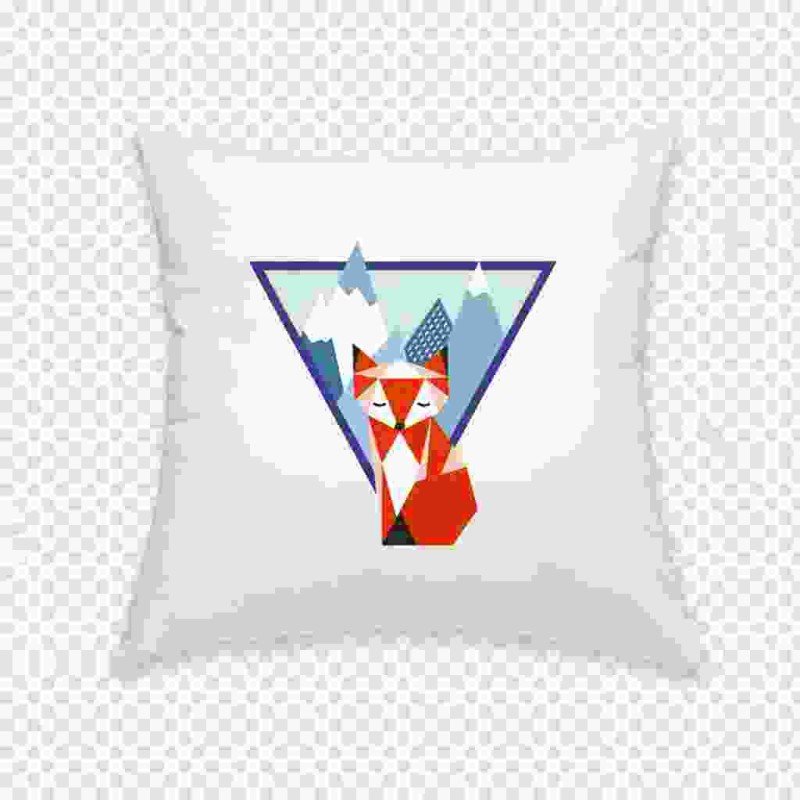 Mountain fox cushion